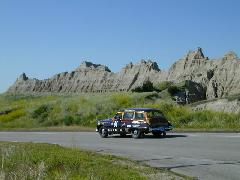 The Buick Woody in the Badlands