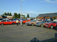 Car enthusiasts showed up in force in Jamestown
