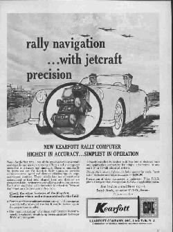Ad for Kearfott Rally Computer